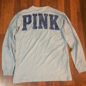 Victoria's Secret PINK Bling Long Sleeve Top